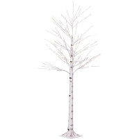 VOLTRONIC® LED Baum in Birkenoptik warmweiß, 180 cm 8 Modi