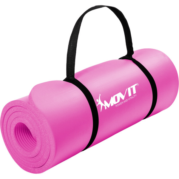 MOVIT® Gymnastikmatte, 183x60x1,0 cm, Yogamatte, Pink