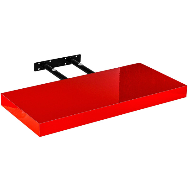 STILISTA® Wandboard "Volato", Länge 90 cm, Hochglanz Rot