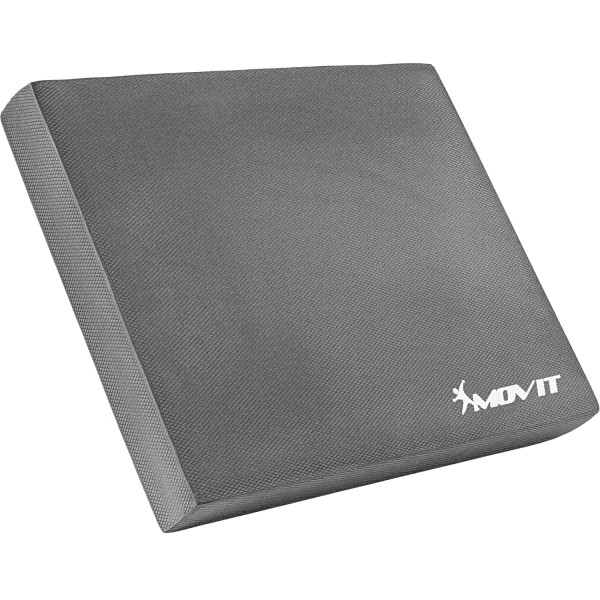 MOVIT® Balance Pad Sitzkissen grau mit Gymnastikband