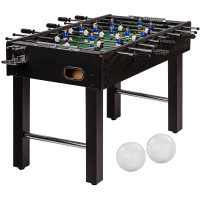 GAMES PLANET® Tischkicker, Kicker "Glasgow", schwarz