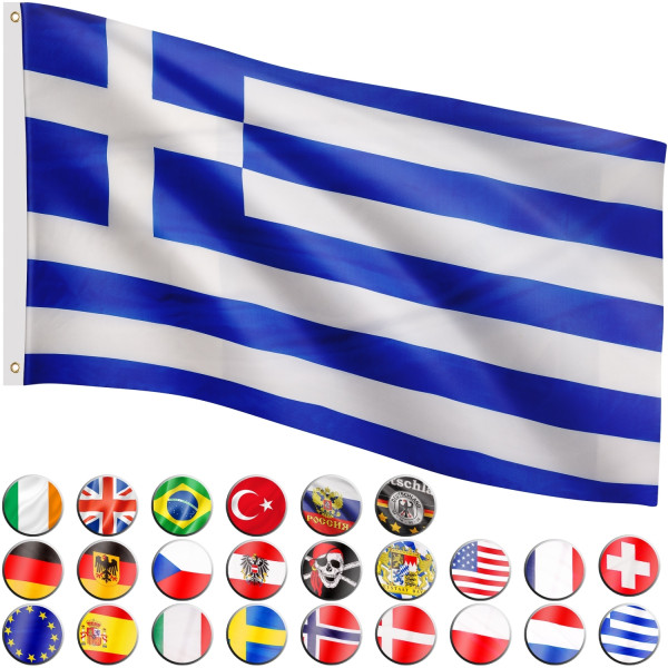 FLAGMASTER® Fahne Griechenland Flagge