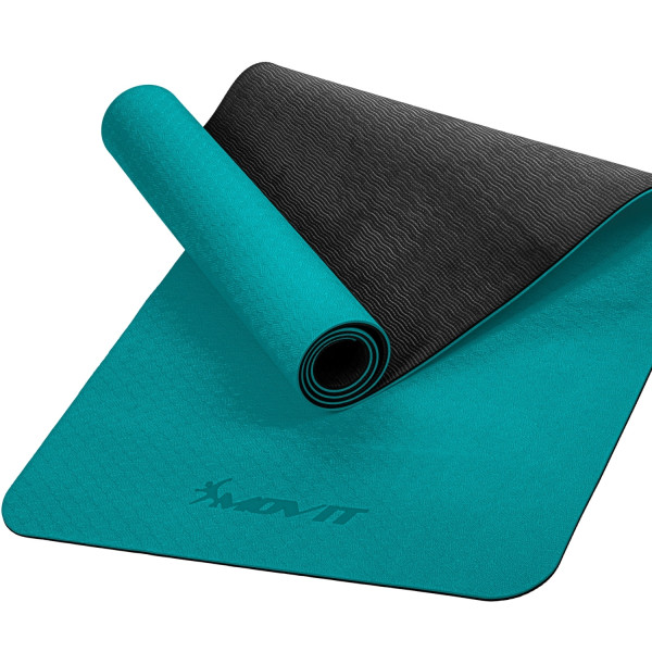 MOVIT® TPE Gymnastikmatte, 190x100x0,6cm, dunkelgrün