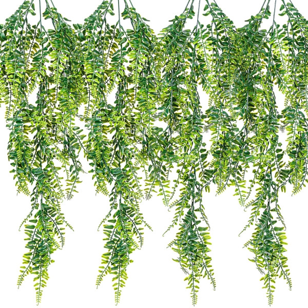 PLANTASIA® Hängepflanze 80cm, 4er Pack, Kunstpflanze