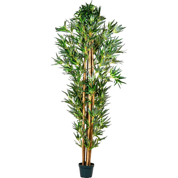 PLANTASIA® Bambus-Strauch, Kunstbaum, Kunstpflanze, 160cm
