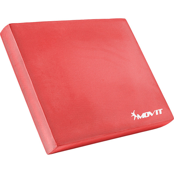 MOVIT® Balance Pad Sitzkissen rot mit Gymnastikband