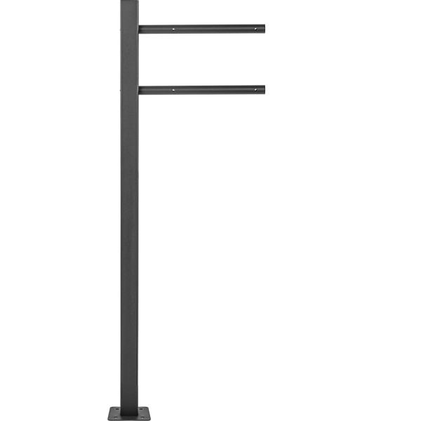 STILISTA® Briefkasten Ständer 120 cm ein Bein Anthrazit