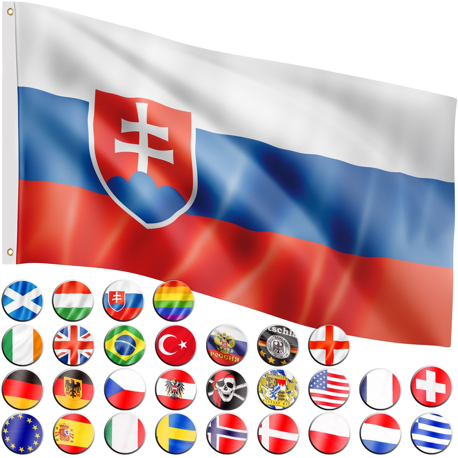 FLAGMASTER® Fahne Slowakei Flagge, Flagmaster, MARKEN