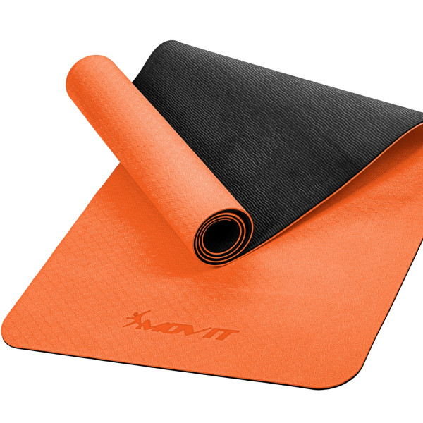 MOVIT® TPE Gymnastikmatte, 190x100x0,6cm, orange