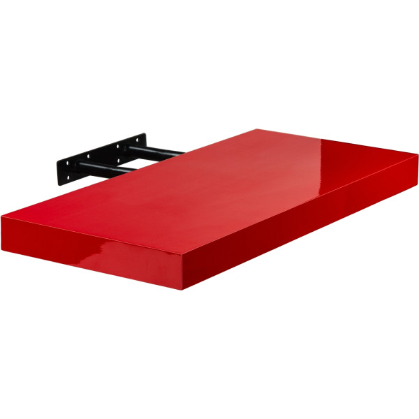 T STILISTA® Wandboard "Volato", Länge 70 cm, Hochglanz Rot