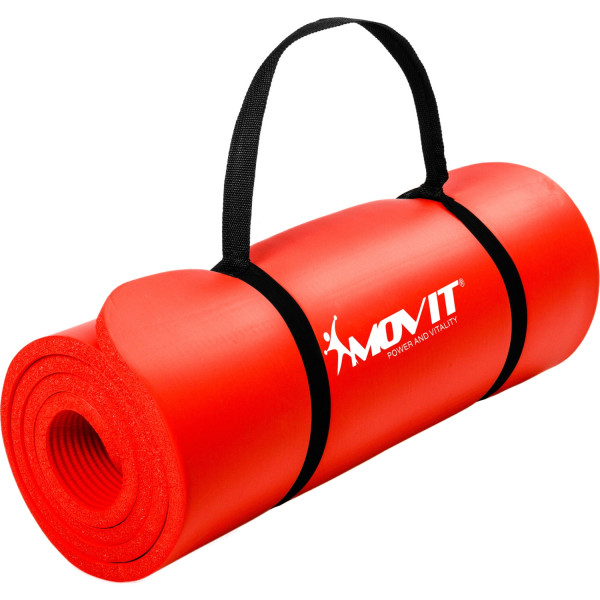 MOVIT® Gymnastikmatte, 183x60x1,0 cm, Yogamatte, Rot