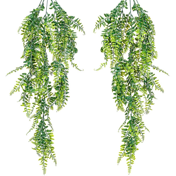 PLANTASIA® Hängepflanze 120cm, 2er Pack, Kunstpflanze