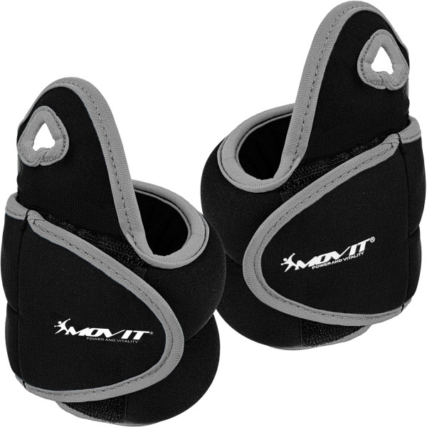 MOVIT® 1,5 kg Neopren Gewichtsmanschette Daumenschl schwarz