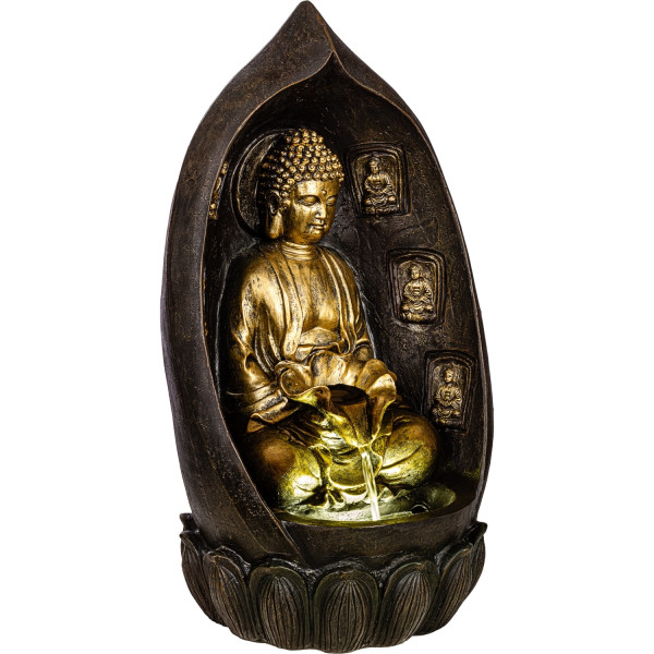 STILISTA® Gartenbrunnen Buddha 35x29x64 cm