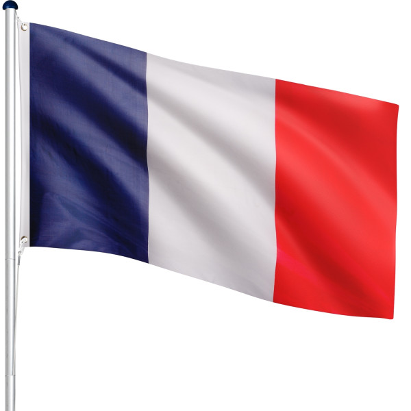 FLAGMASTER® Aluminium Fahnenmast Frankreich 6,50m