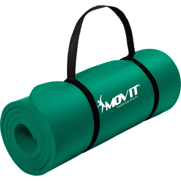 MOVIT® Gymnastikmatte, 183x60x1,0 cm, Yogamatte, Dunkelgrün