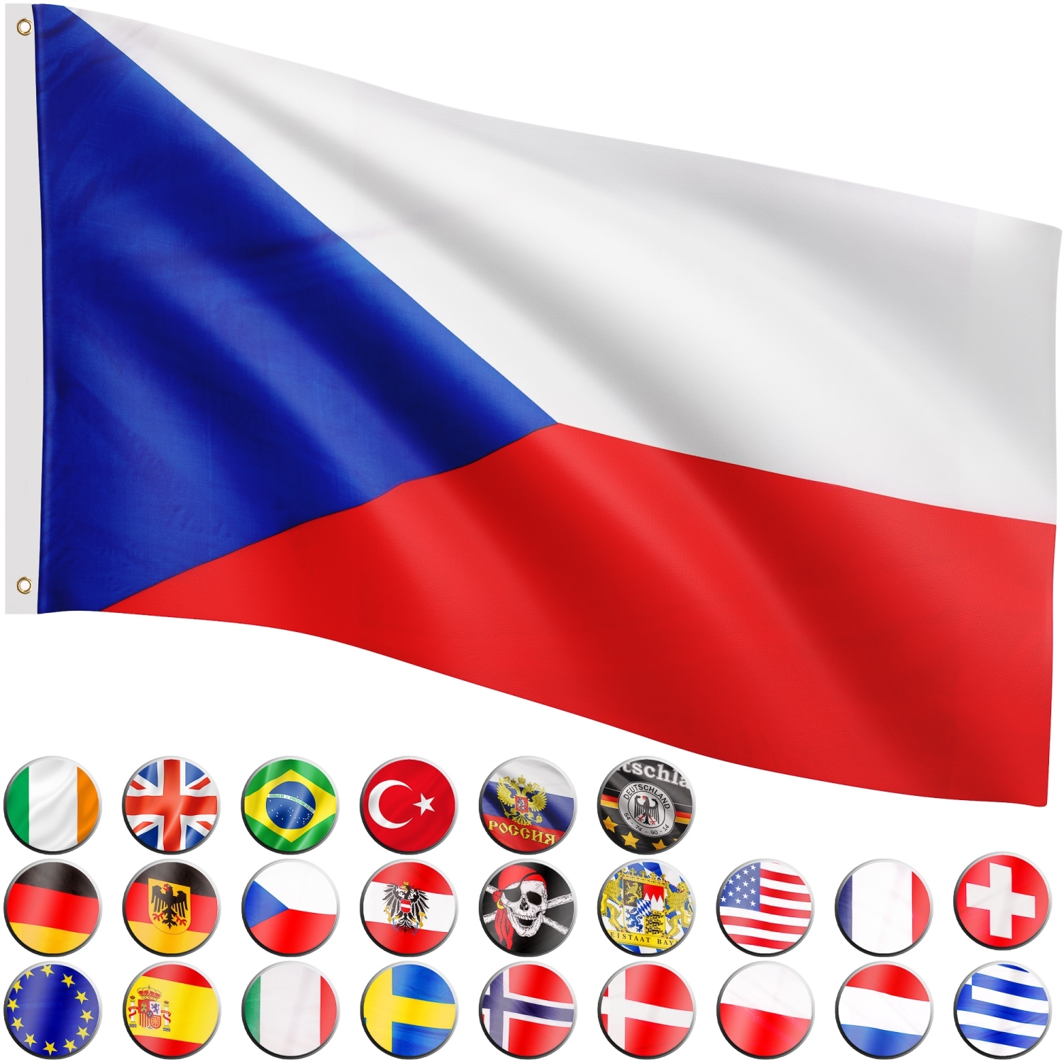 FLAGMASTER® Fahne Tschechien Flagge, Flagmaster