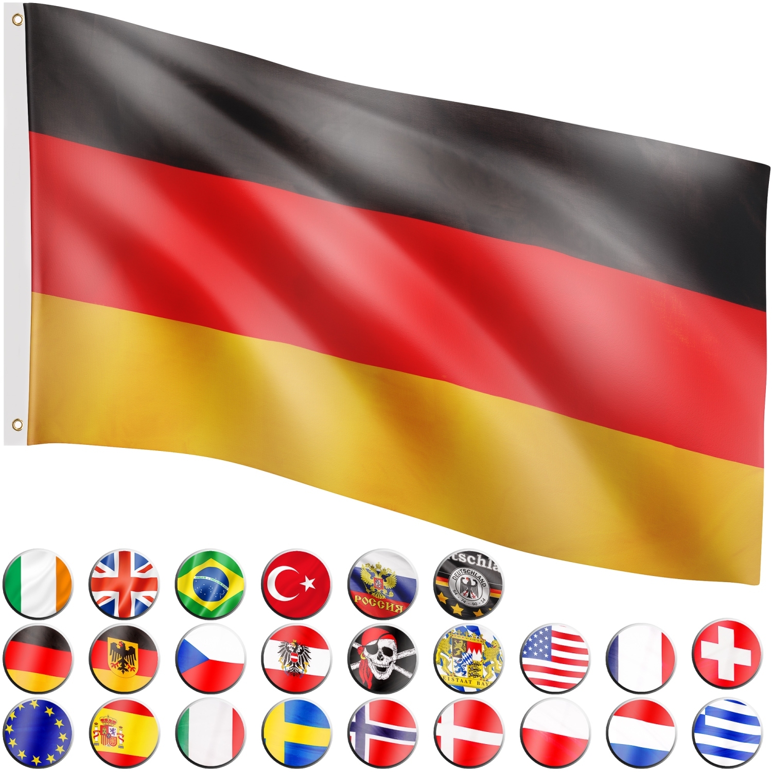 FLAGMASTER® Fahne Deutschland Flagge, Flagmaster, MARKEN