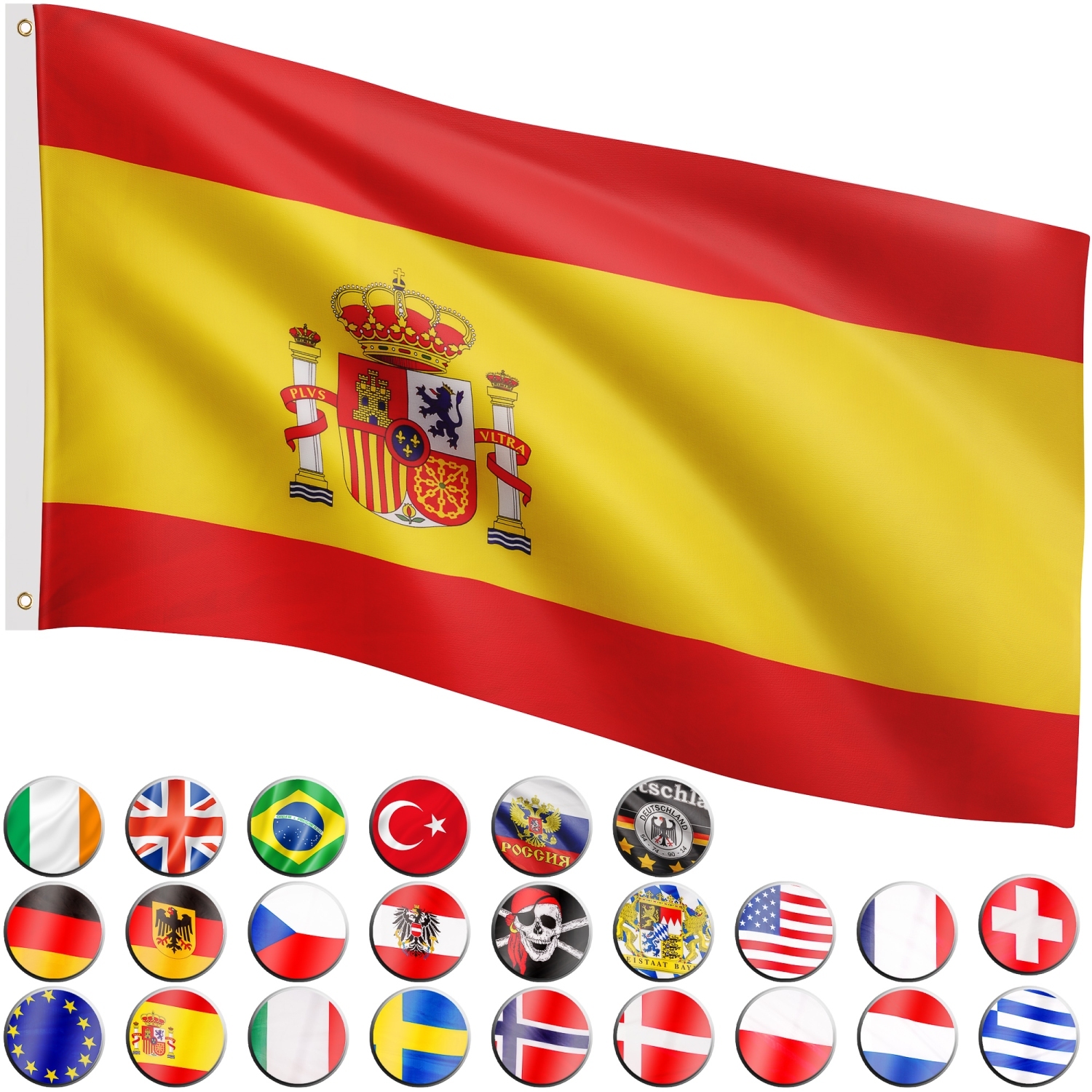 FLAGMASTER® Fahne Spanien Flagge, Flagmaster, MARKEN